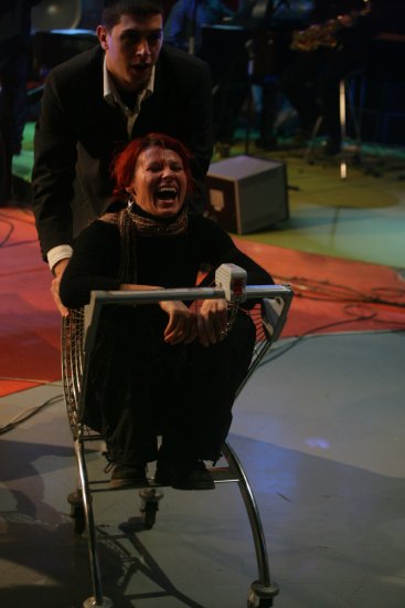 Marjana Grman se zabava v voziku