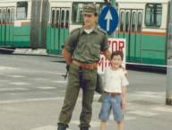                               Vojak, ki nam je prestavljal varnost (junij 1991)