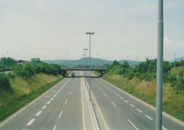 Prazna severna obvoznica (junij 1991)