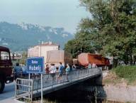 Barikade na mostu Hubelj v Ajdovščini; 26. in 27. junij 1991.